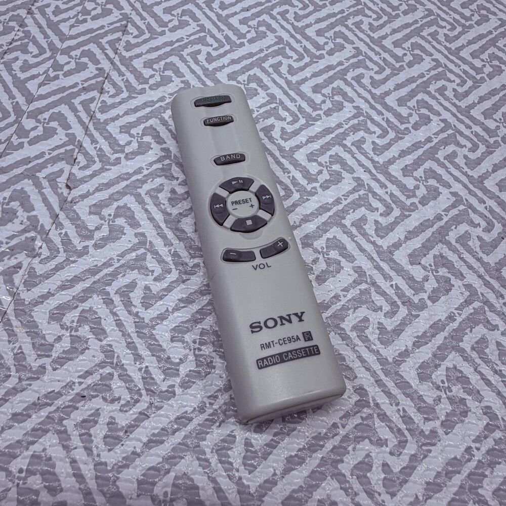 Sony RMT-CE95A Radio Cassette Remote Control OEM Tested Working EUC